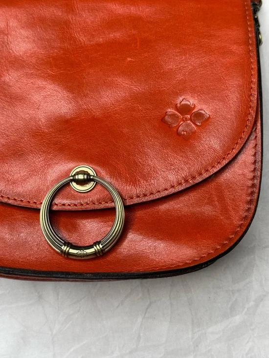 Patricia Nash Leather Crossbody Bag in Burnt Orange - Picture 3 of 16